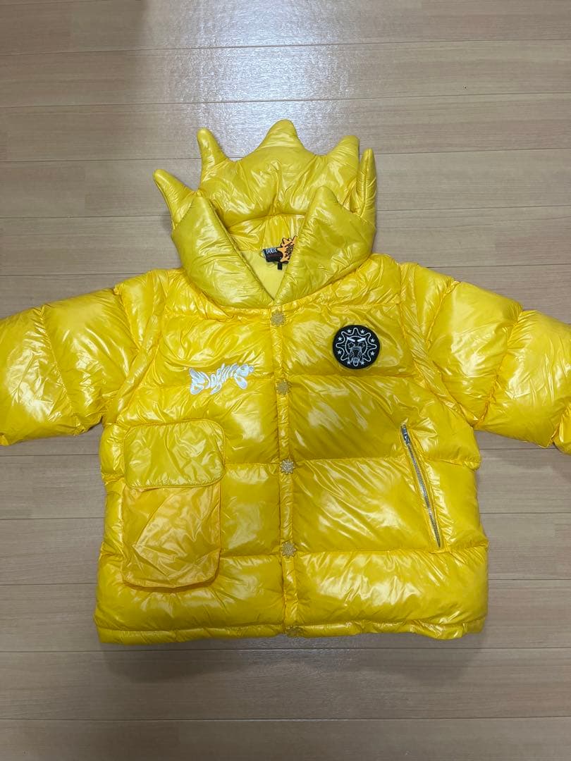 最安値】glo gang ダウンジャケット - メルカリ