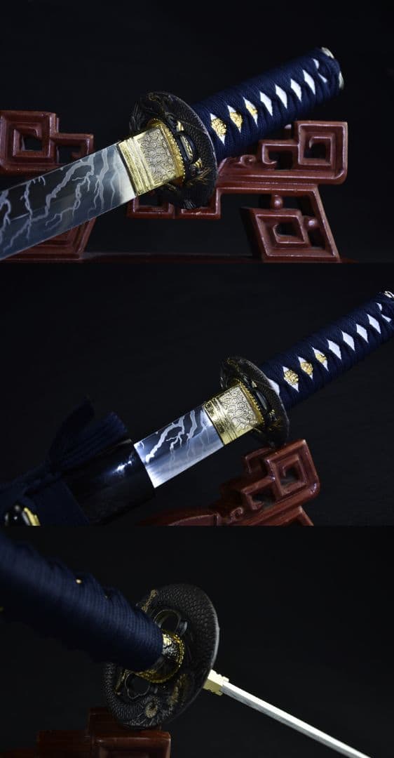 稲妻脇差侍の短刀 日本刀 模造刀 模擬刀 武蔵 肋差 刀装具 - メルカリ