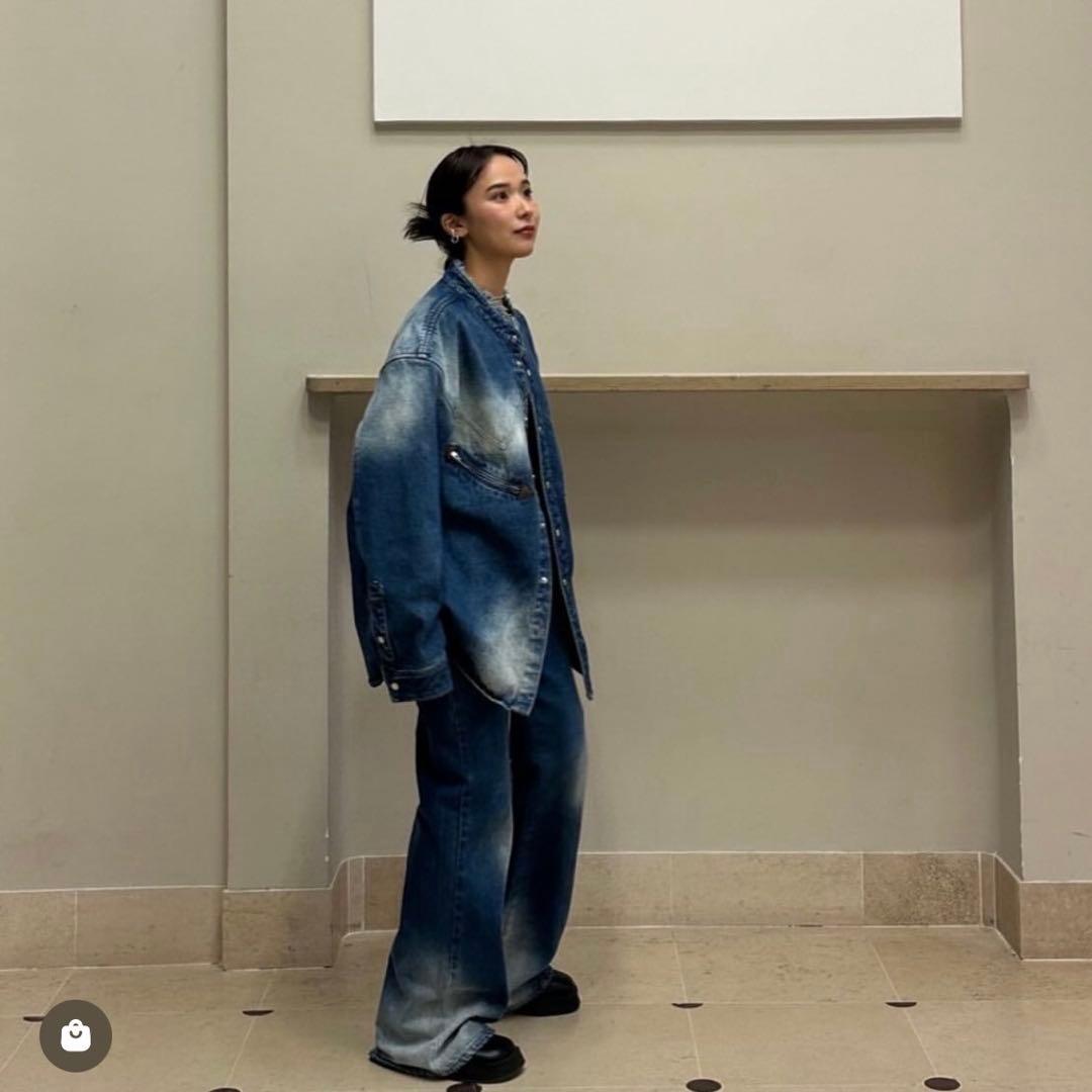 Knuth Marf bell bottom denim pants 新品タグ付 - メルカリ