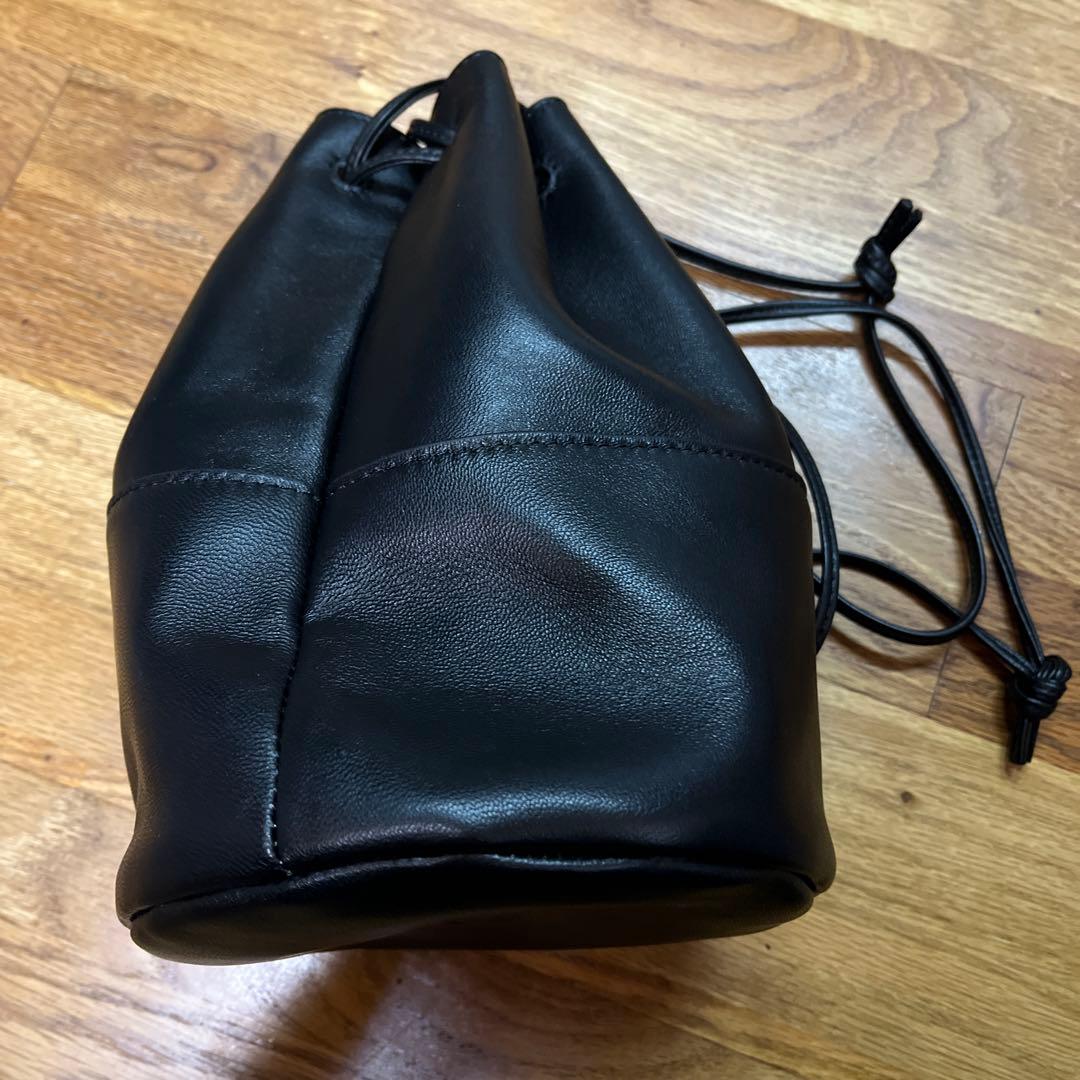 きむちゃんねる　魚拓の巾着・大（黒×カーキ） 魚拓の巾着・大（黒×カーキ） | kimuchannel