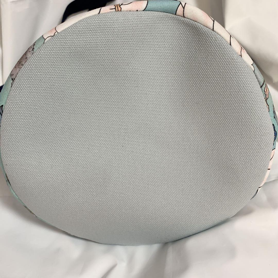 Namai ハンドメイド トートバッグ 巾着バッグ おとぎの国の猫と仲間