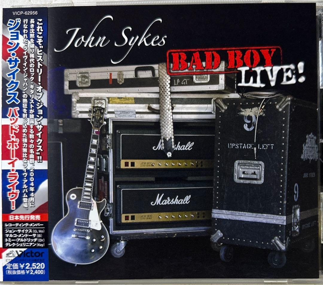 帯付き！国内盤！ジョン・サイクス / バッド・ボーイ・ライヴ!