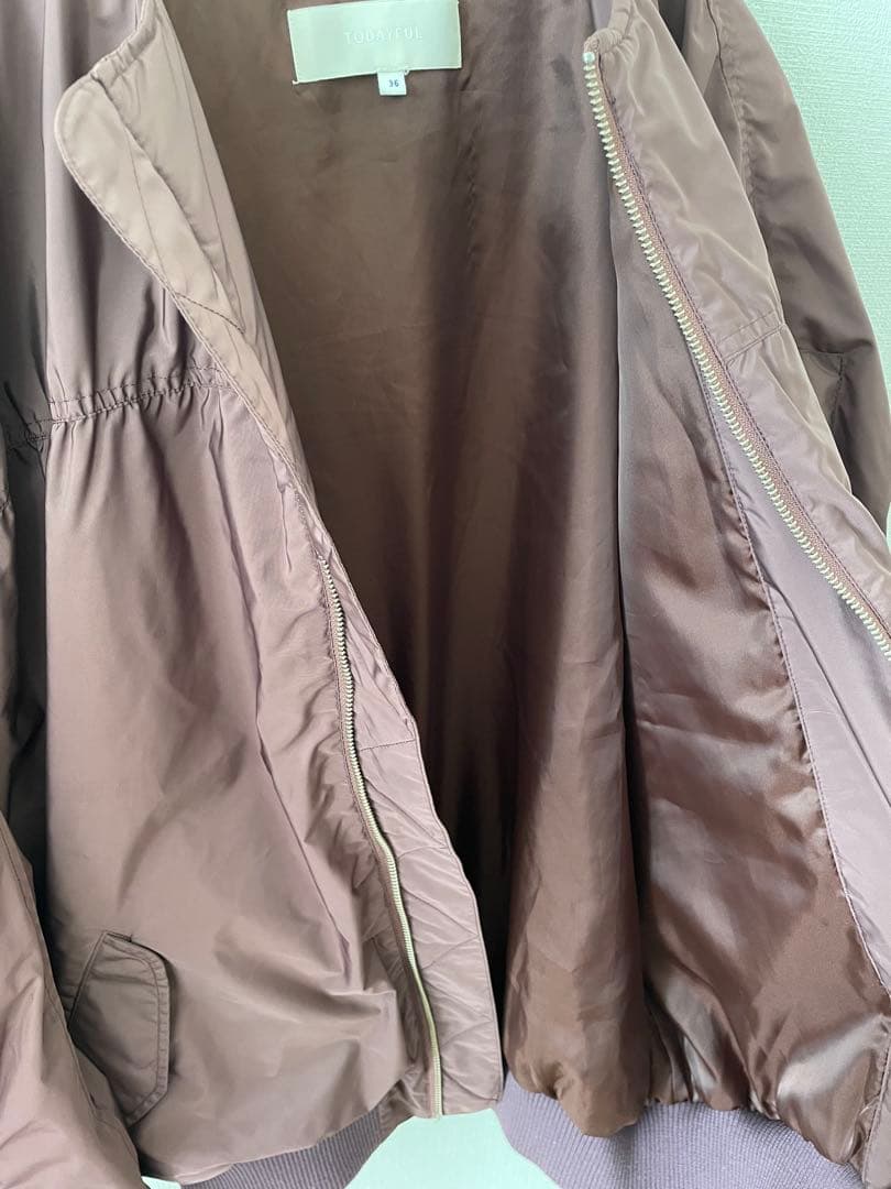 TODAYFUL オーバーサイズギャザー　MA-1 36