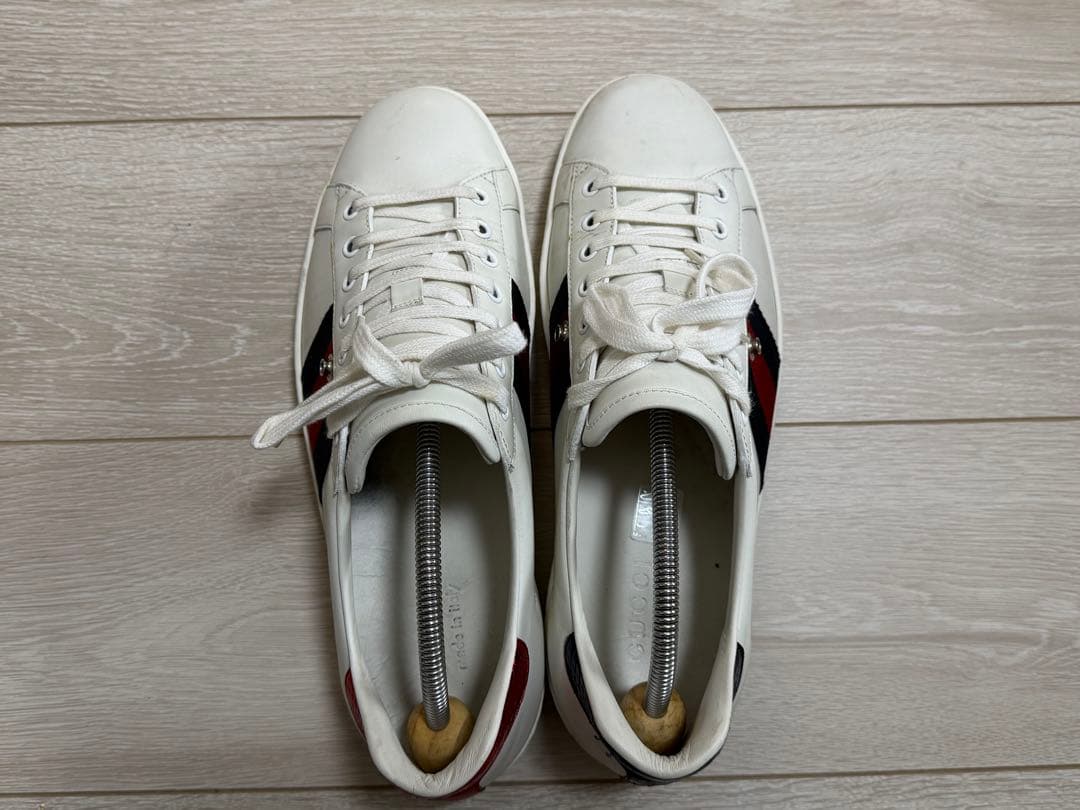 GUCCI メンズスニーカー　エース　9 2/1サイズ(27.5cm)