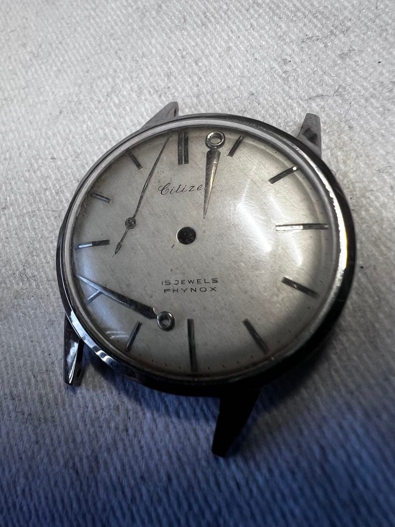 CITIZEN 手巻き 15石 PHYN OX ケース 文字盤 ジャンク - メルカリ