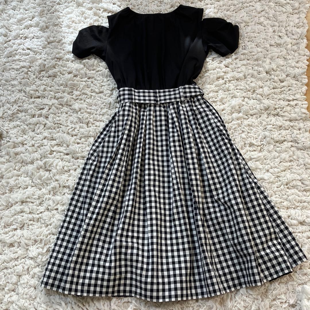 極美品 ケイトスペード 半袖ワンピース 160cm ギンガムチェック - メルカリ