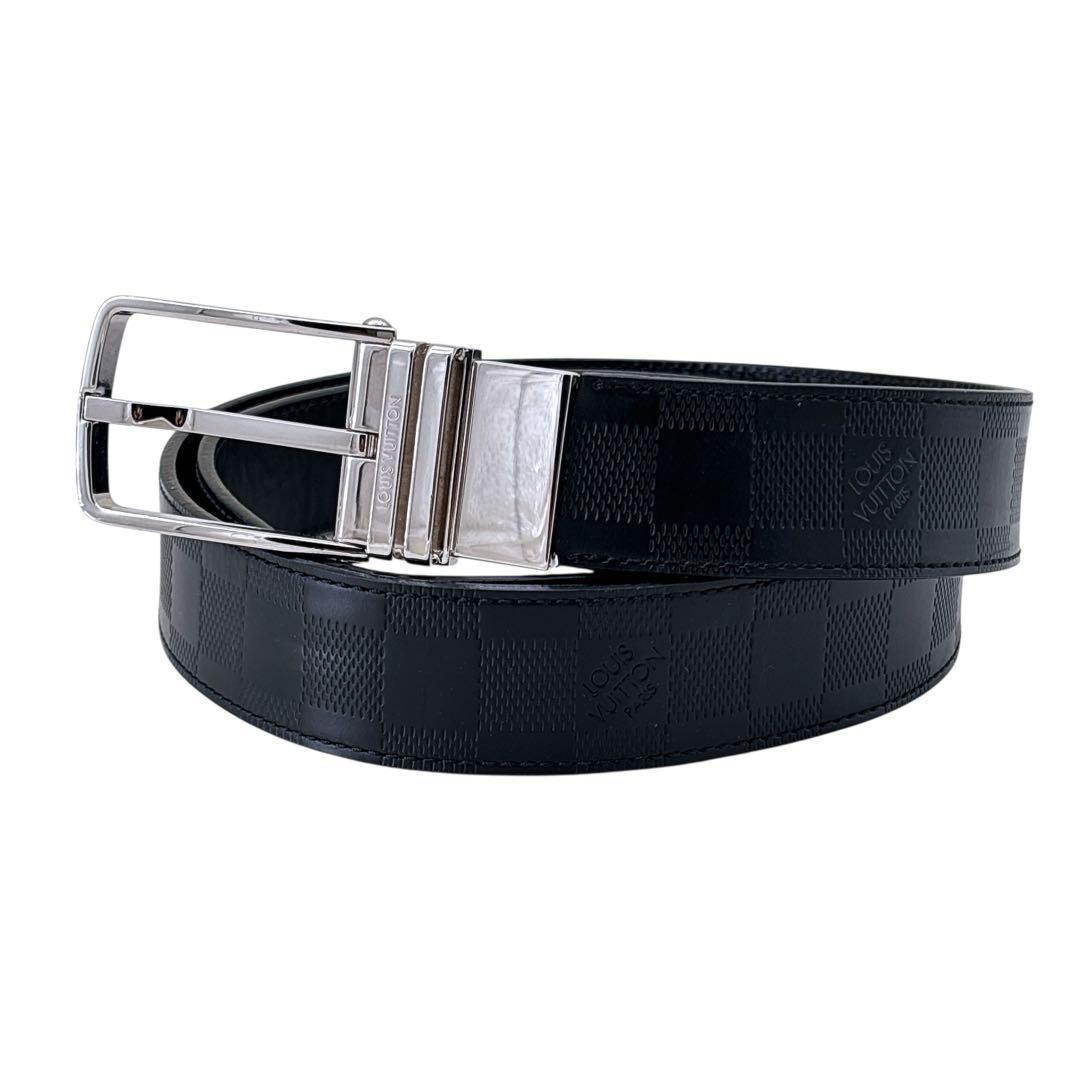 ルイヴィトン/ベルト/サンチュール/ダミエアンフィニ/レザー/M9674/106