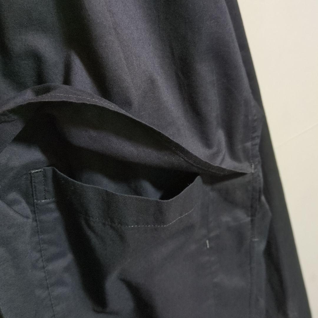 美品 ヨウジヤマモトプールオム シャツジャケット 19SS 黒 ビック