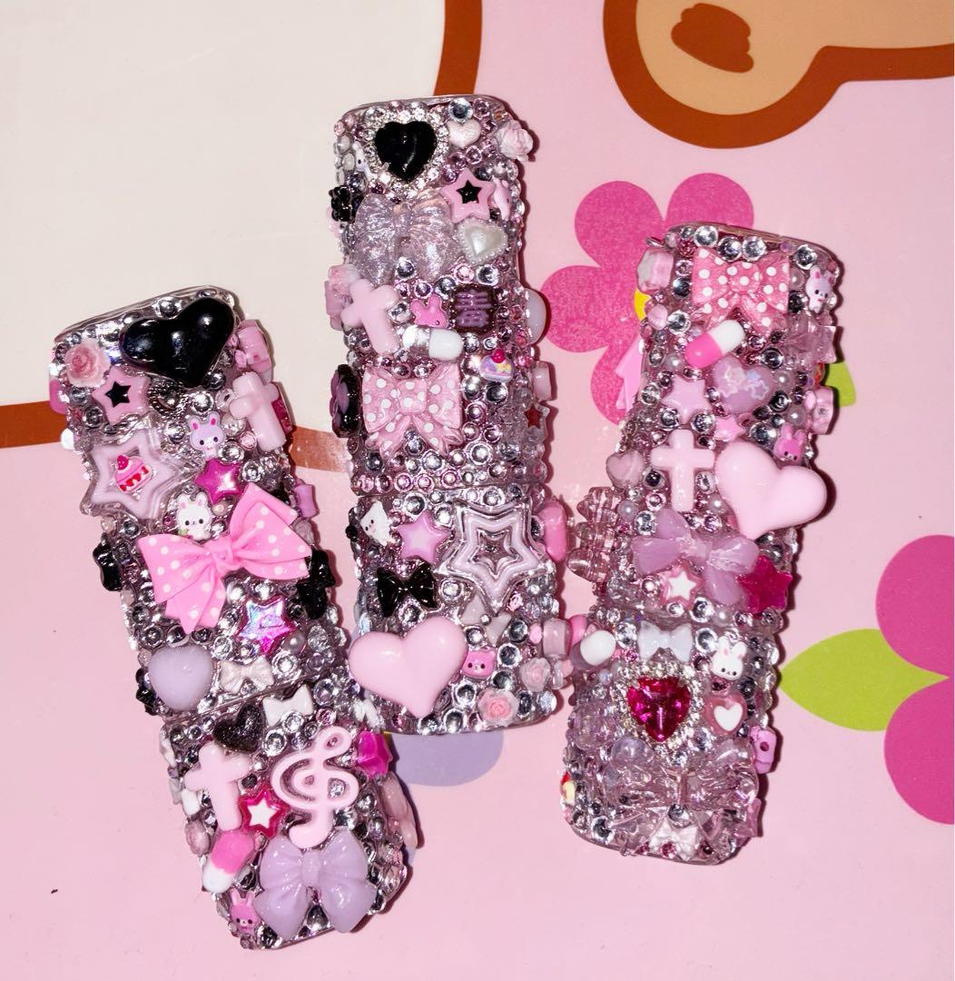 iQOSデコケース イルマワン 量産型 平成女児 ピンク 姫ギャル 地雷