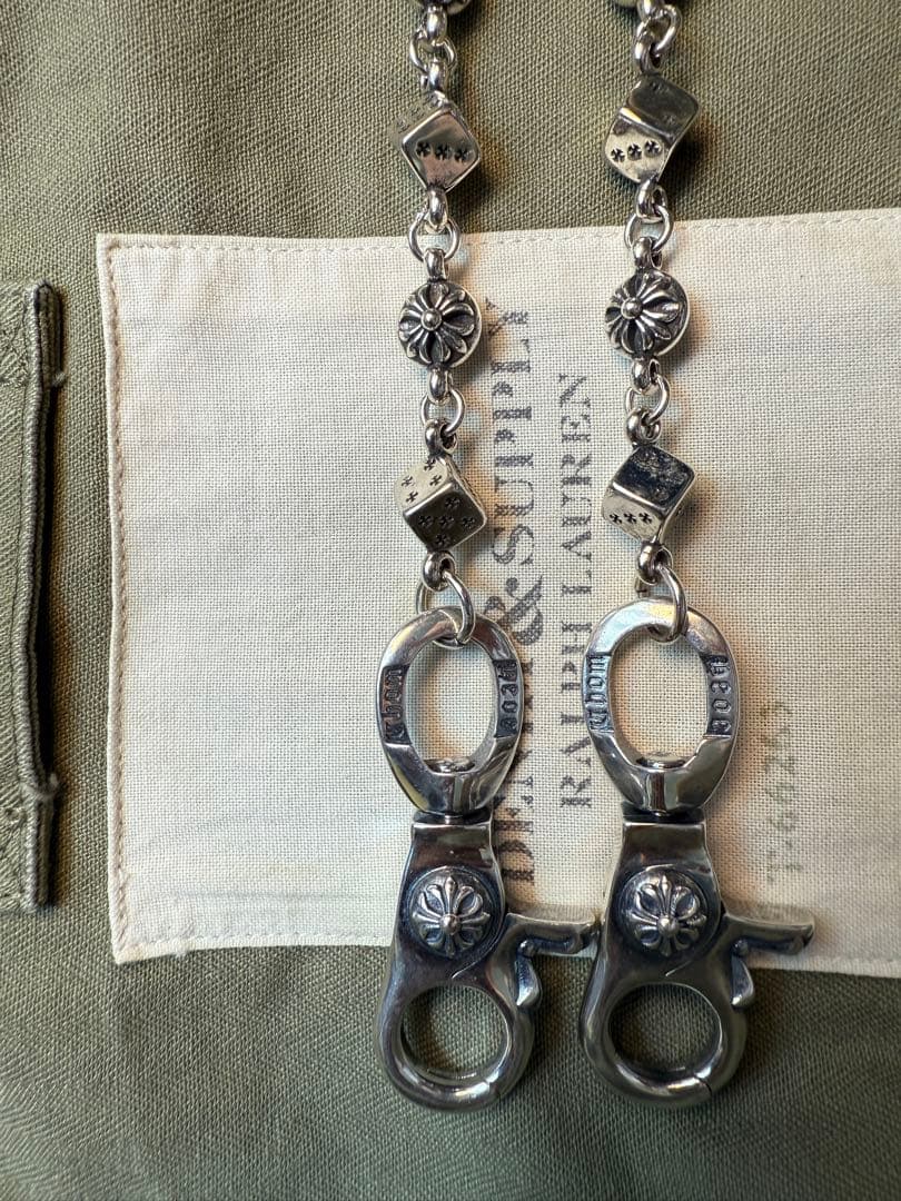 ☆QBSZSZ ウォレットチェーン Dice×Flowerウォレットチェーン - メルカリ