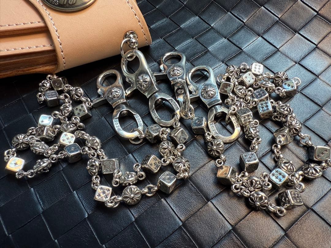 ☆QBSZSZ ウォレットチェーン Dice×Flowerウォレットチェーン - メルカリ