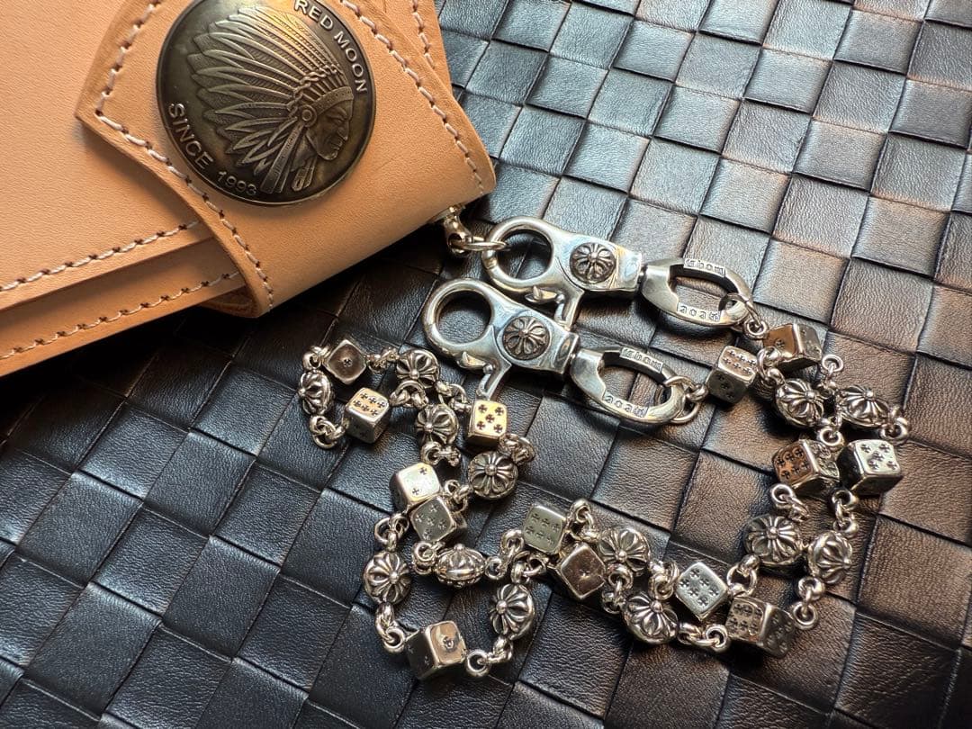 ☆QBSZSZ ウォレットチェーン Dice×Flowerウォレットチェーン - メルカリ