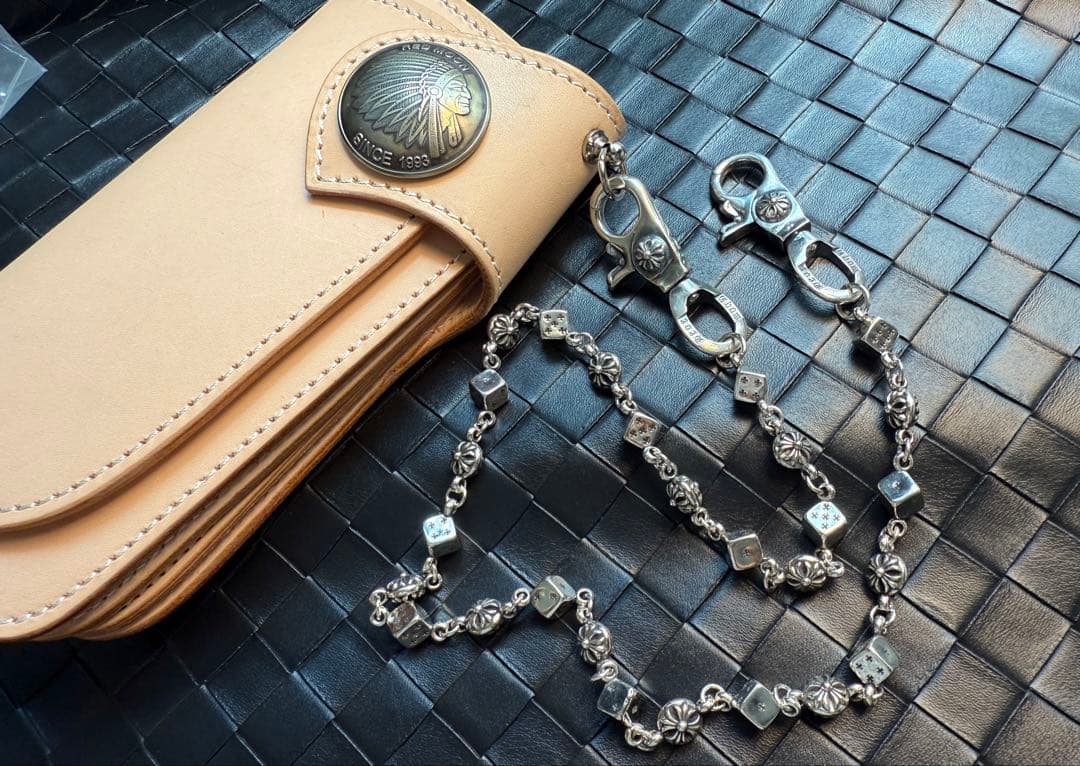 ☆QBSZSZ ウォレットチェーン Dice×Flowerウォレットチェーン - メルカリ