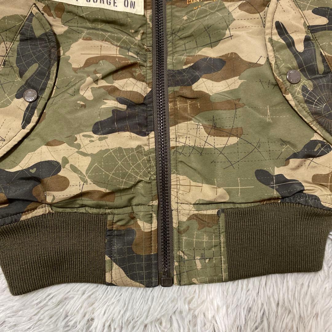 美品】AVIREX 迷彩MA-1 VBF-151マスコットバード刺繍 Sサイズ - メルカリ