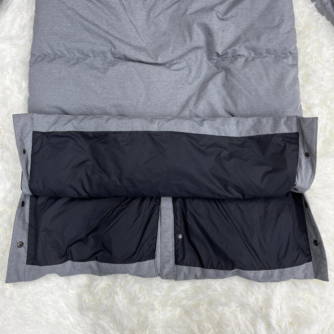 《美品》ザノースフェイス ロングダウンコート レディース グレー XL