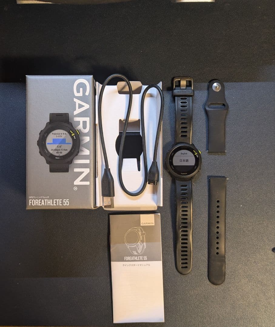 GARMIN FOREATHLETE 55 ブラック ForeAthlete 55 Black | スマートウォッチ | Garmin 日本