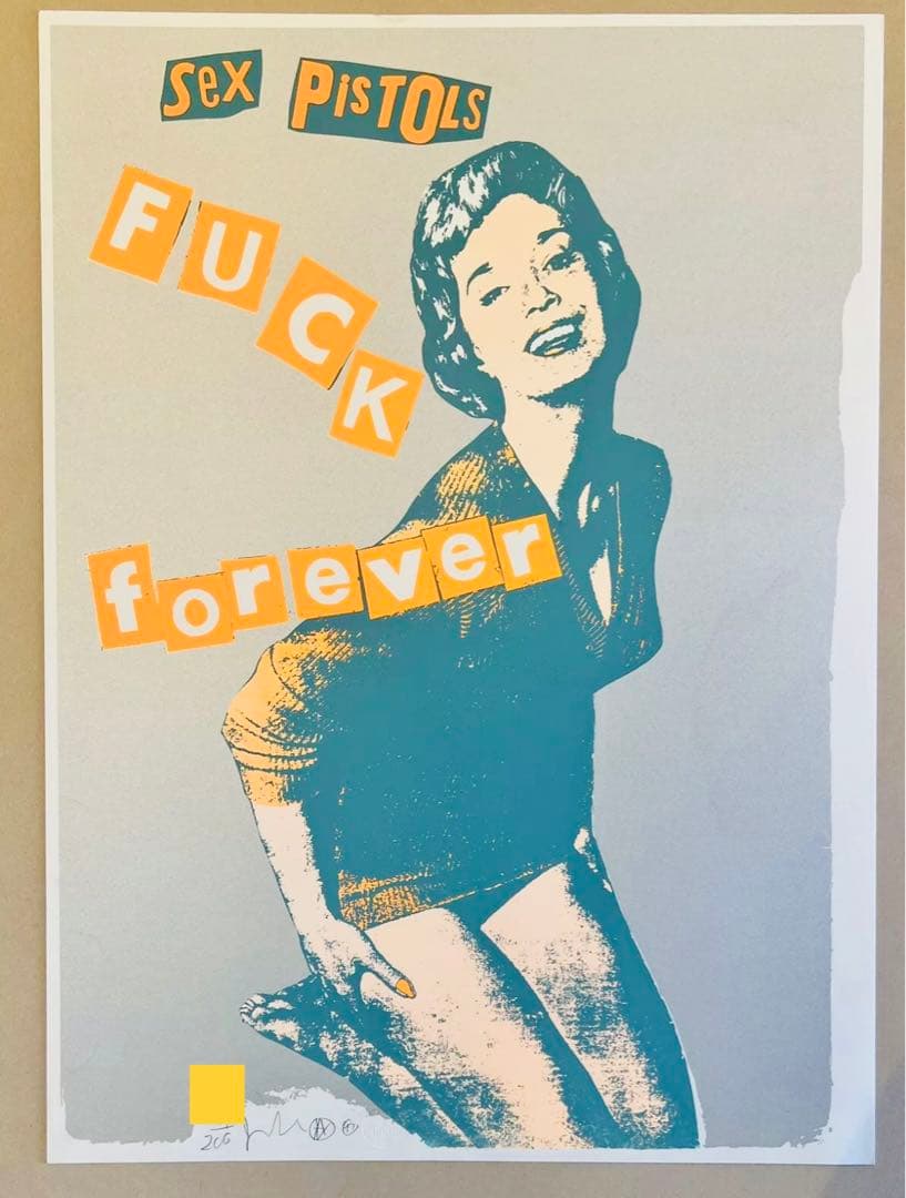 JAMIE REID ジェイミーリード シルクスクリーン kaws アンカバ - メルカリ