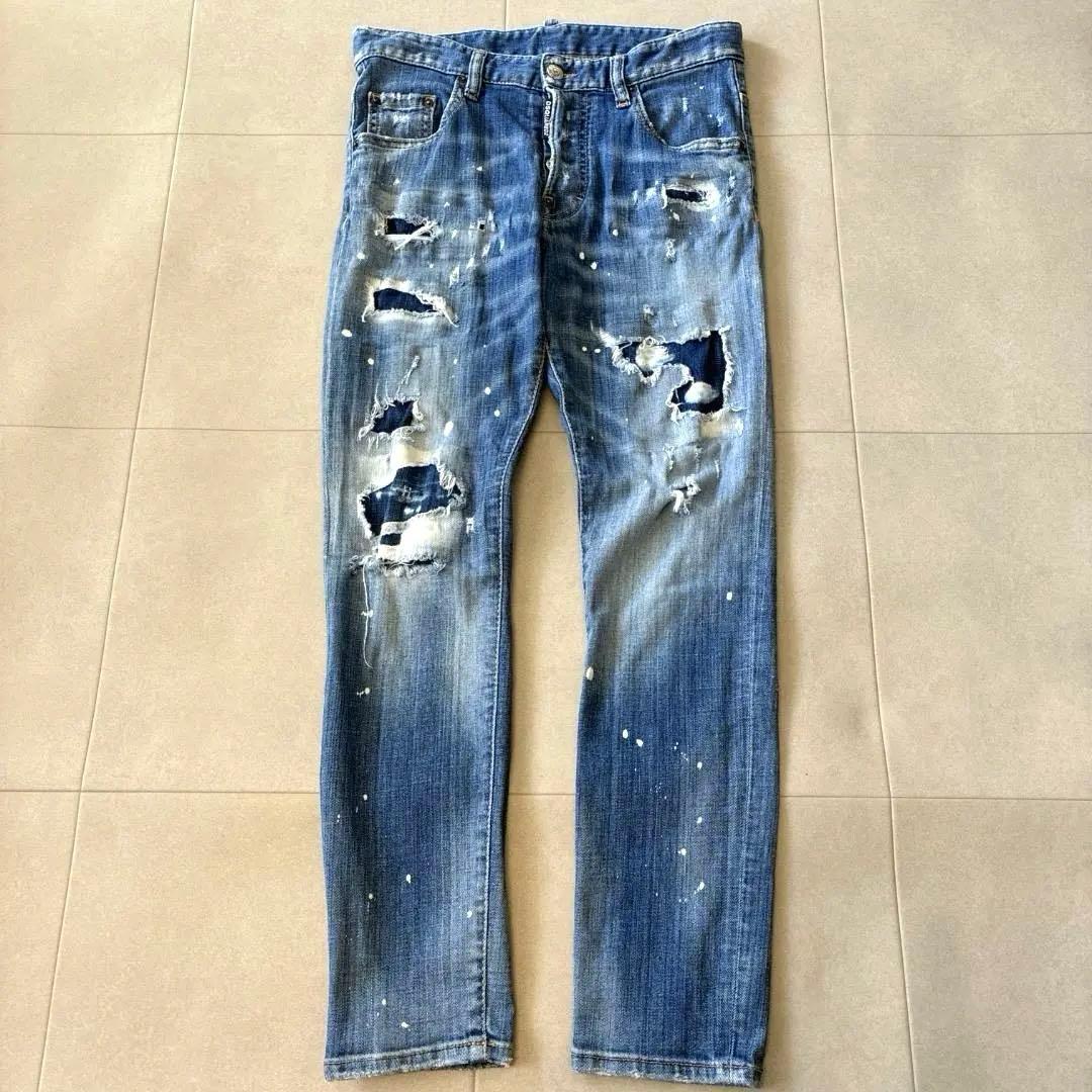 井上尚弥着用モデル DSQUARED2 スケータージーンズ ダメージデニム 42 井上尚弥着用モデル DSQUARED2 スケータージーンズ ダメージデニム42