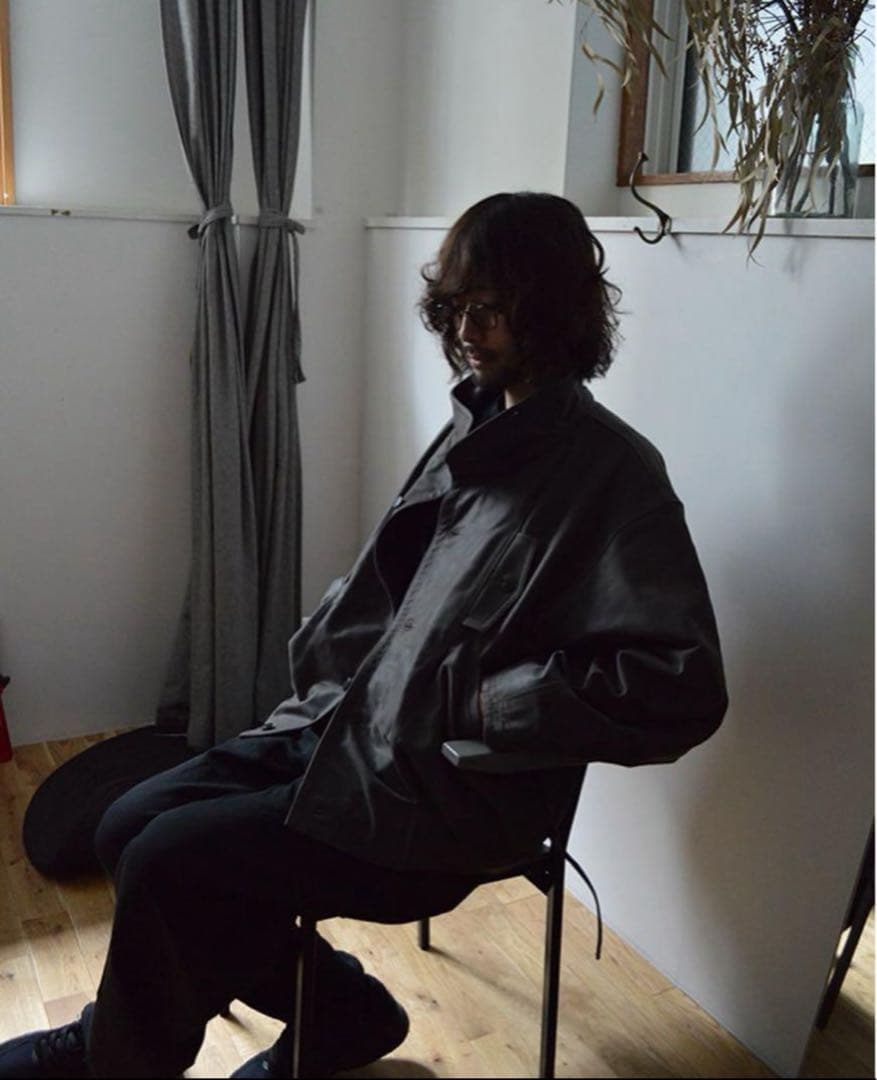 リ*ウ様 ssstein COW NUBUCK LEATHER BLOUSON SSSTEIN 26SS 