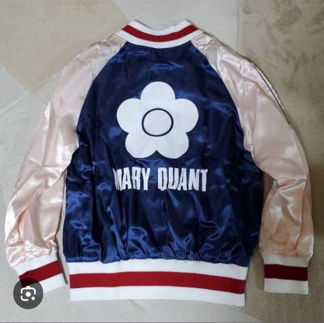 ト*ー様 MARY QUANT スカジャン ネイビー・ピンク ト*ー様 MARY QUANT スカジャン ネイビー・ピンク - メルカリ
