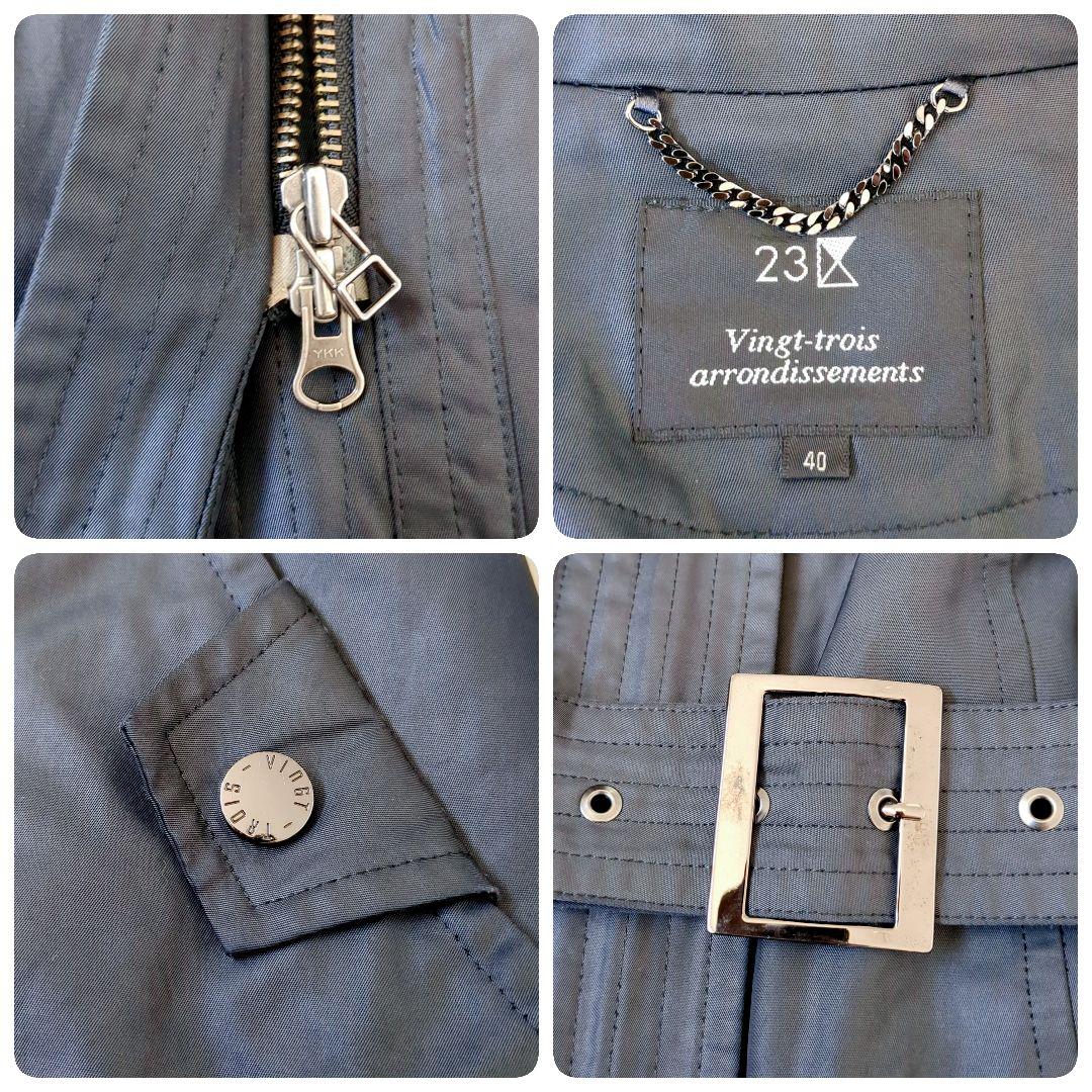 美品✨️23区 オンワード トレンチコート ライナー付き ブラック