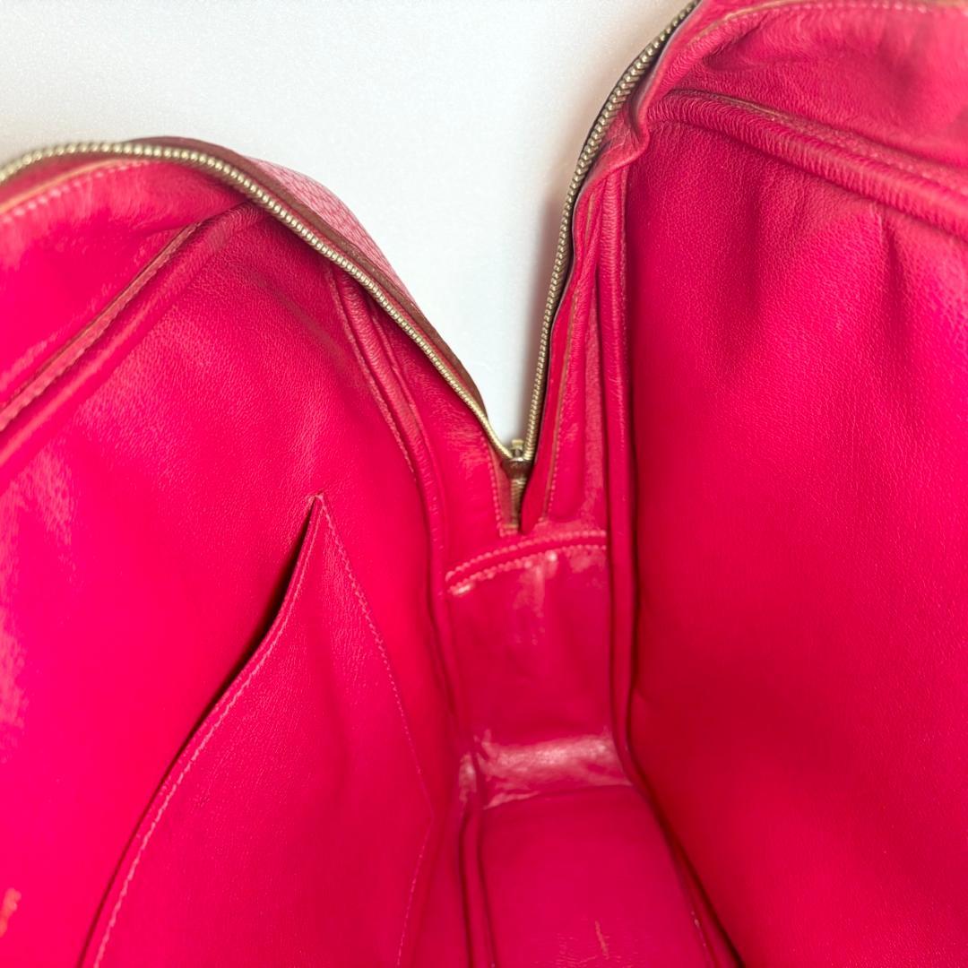 ランクA】HERMES プリュム ビジネス バッグ □F刻印