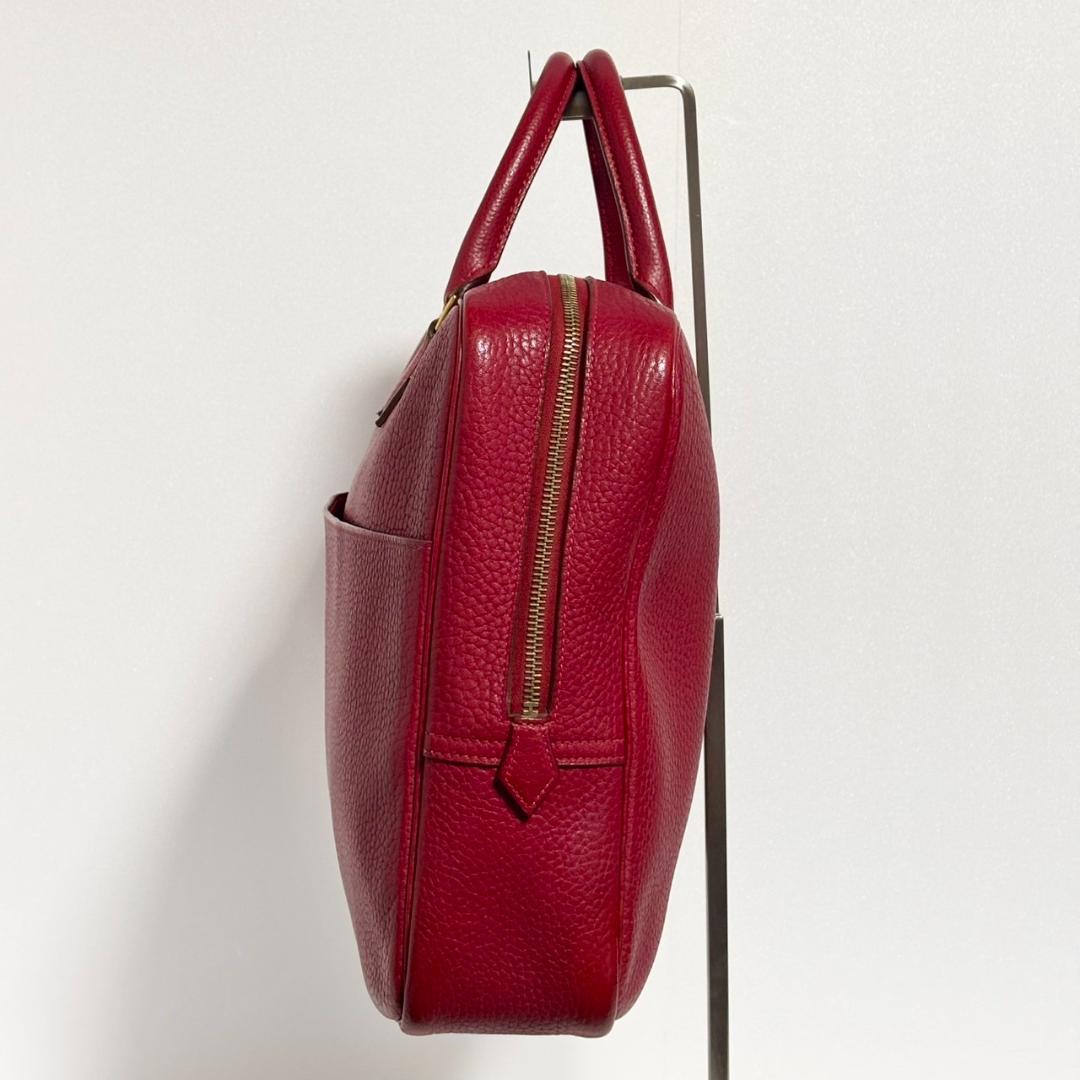 ランクA】HERMES プリュム ビジネス バッグ □F刻印