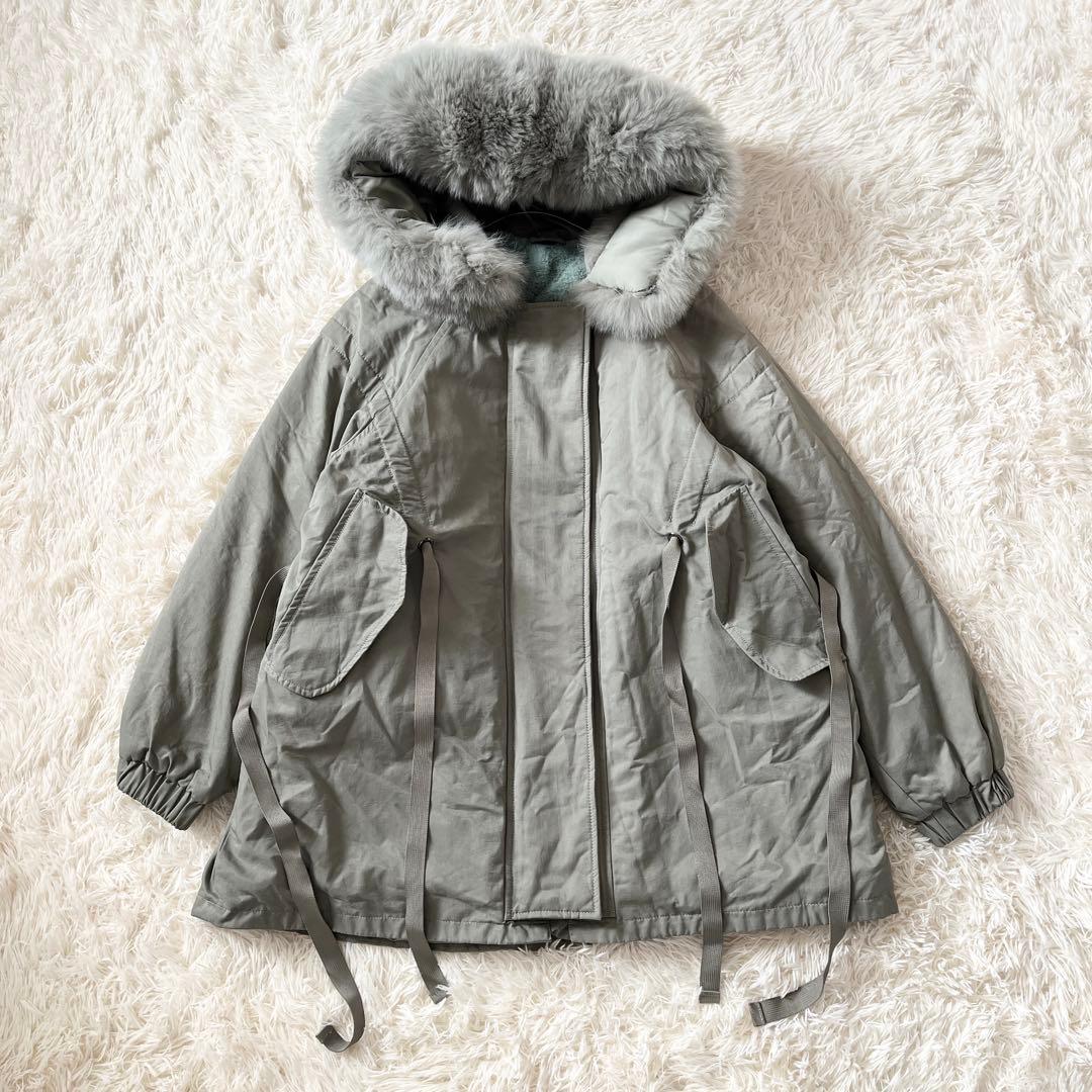 Pauline Bleu ポリーヌ・ブロー ラクーンファー モッズコート - メルカリ