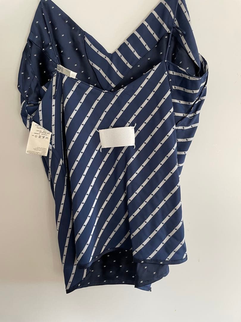 MARTIN MARGIELA期 白タグ /ネイビー ドット柄 キャミソール - メルカリ