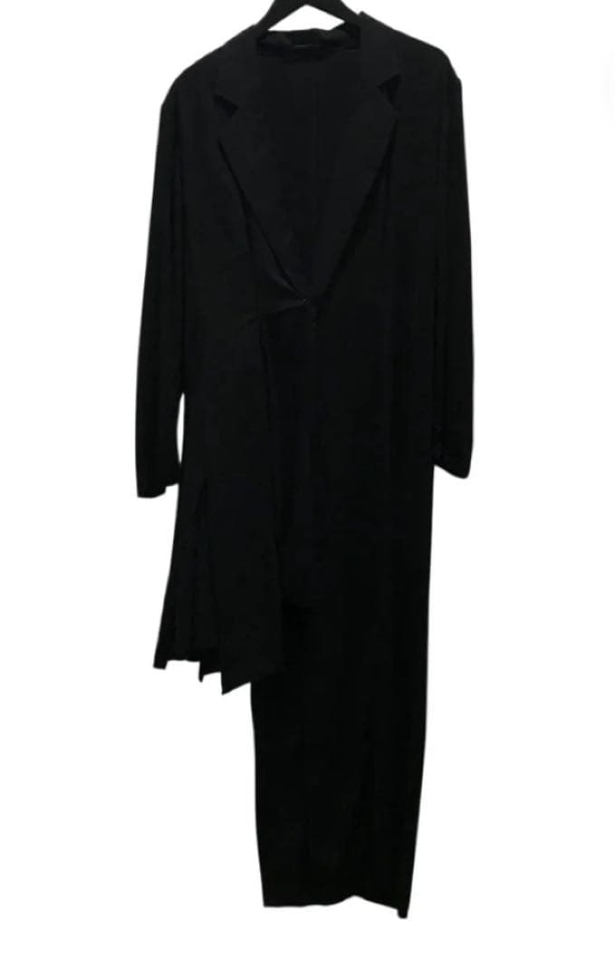 Yohji Yamamotoアシンメトリー ロングジャケット 新品未使用タグ付