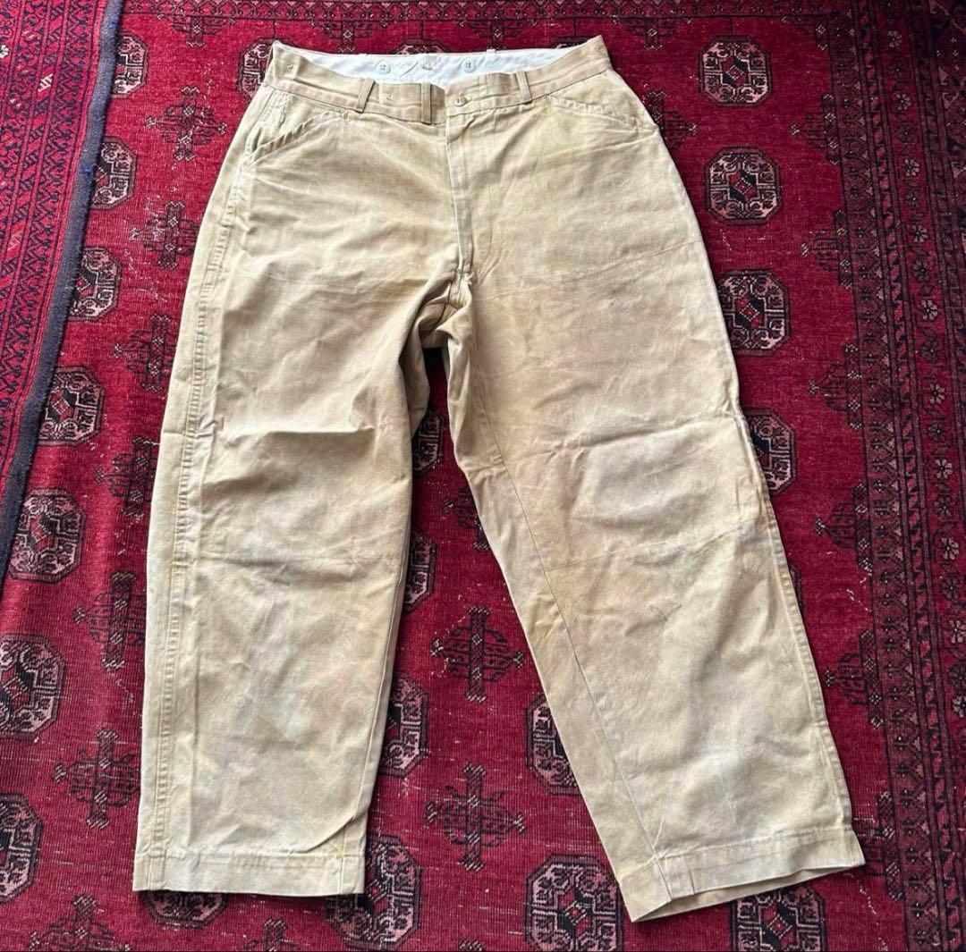 【激レア】1950’s AMERICAN FIELD ハンティングパンツ 1950s【AMERICAN FIELD】ハンティングパンツ - 古着屋HamburgCafe