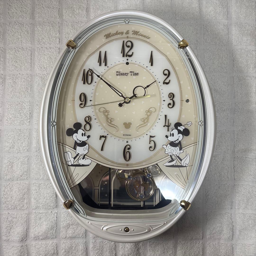 SEIKO Disney Time ミッキー＆ミニー 掛け時計 電波時計 - メルカリ