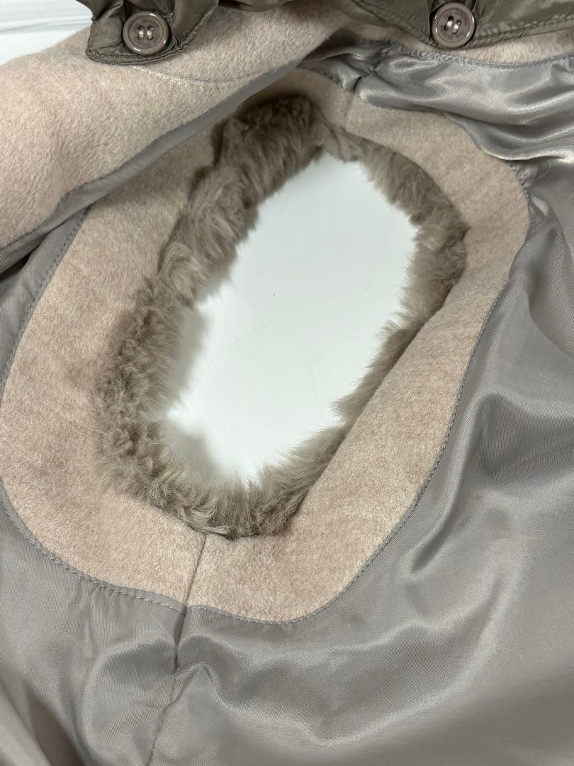 美品】MOORER社 JAY MAYEN ふわふわエコファー ダウンベスト - メルカリ