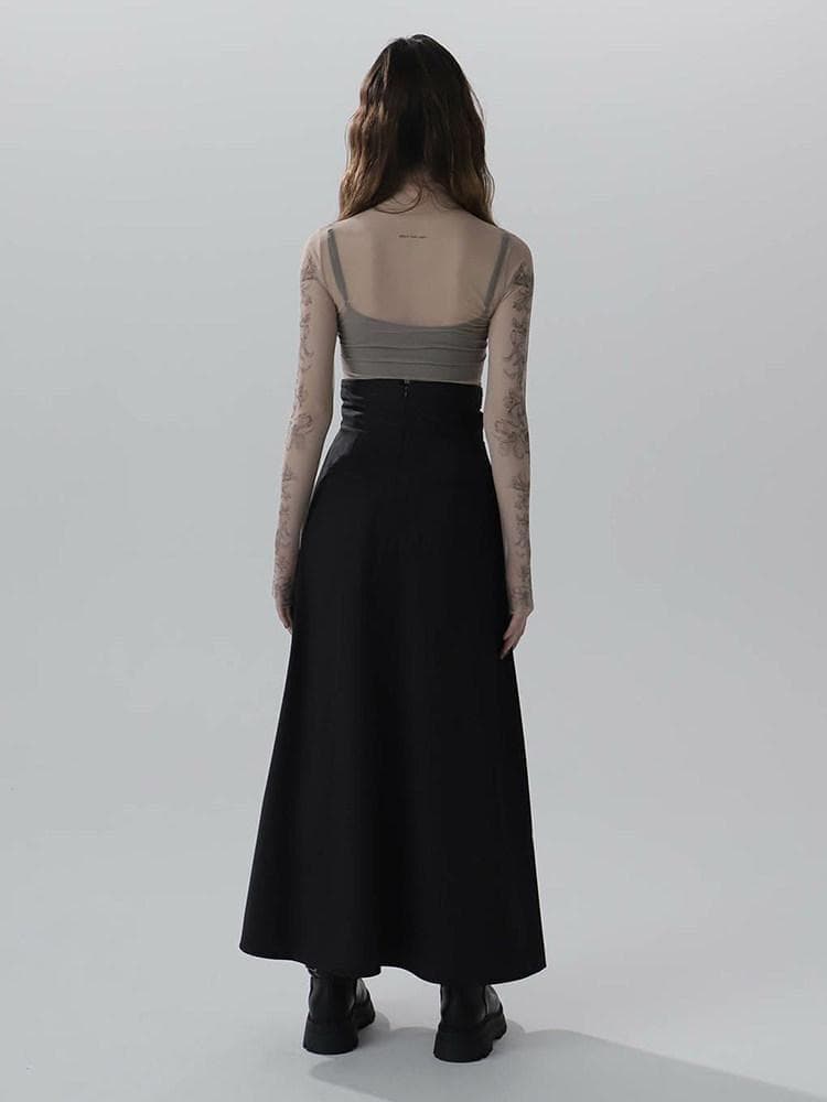 新品 MELT THE LADY Lily tattoo tops black