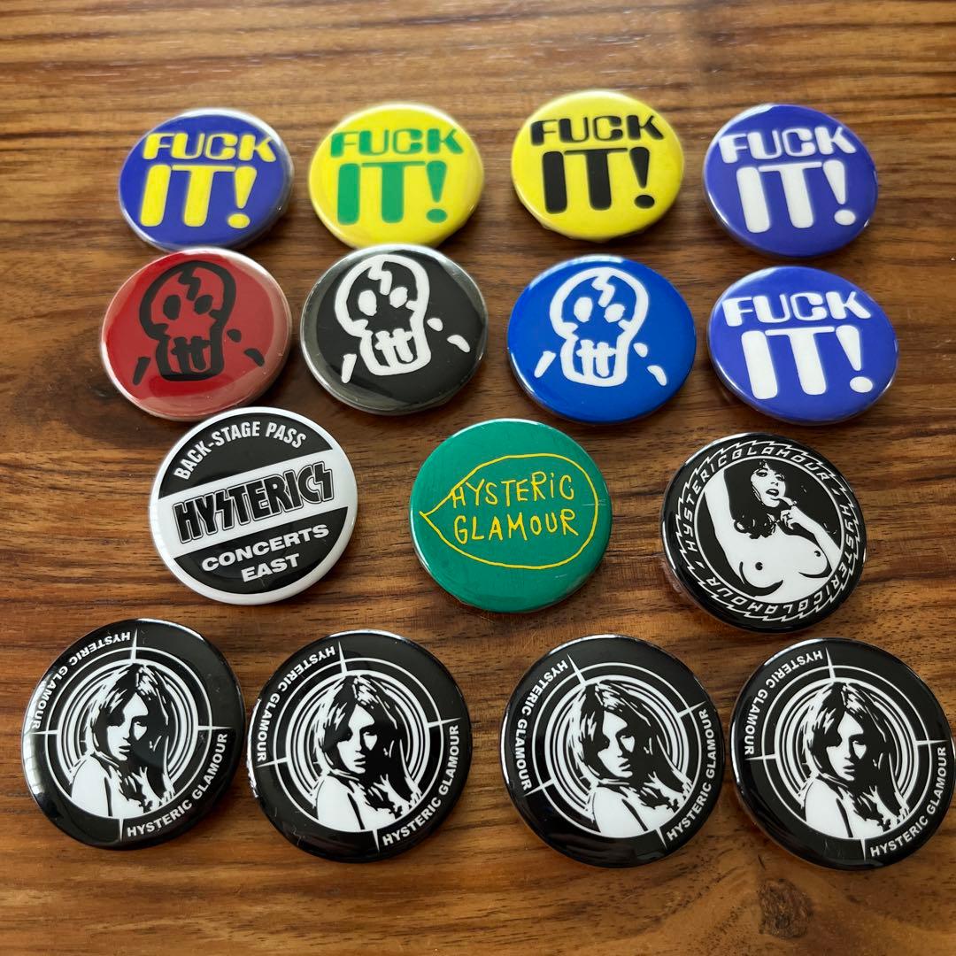 ヒステリックグラマー 缶バッジ15個セット ノベルティ ヒステリックス