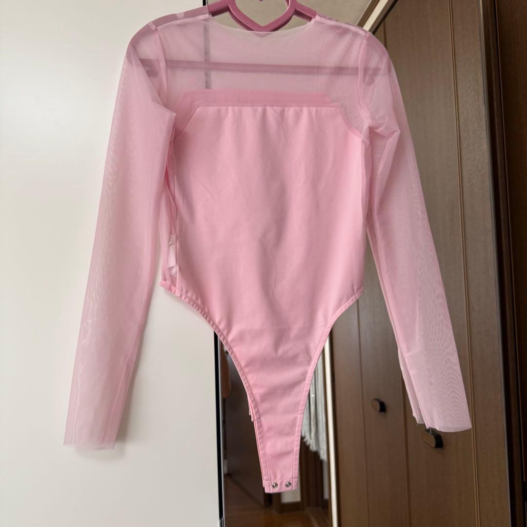 トップス PRANK PROJECT Sheer Trim Bodysuit