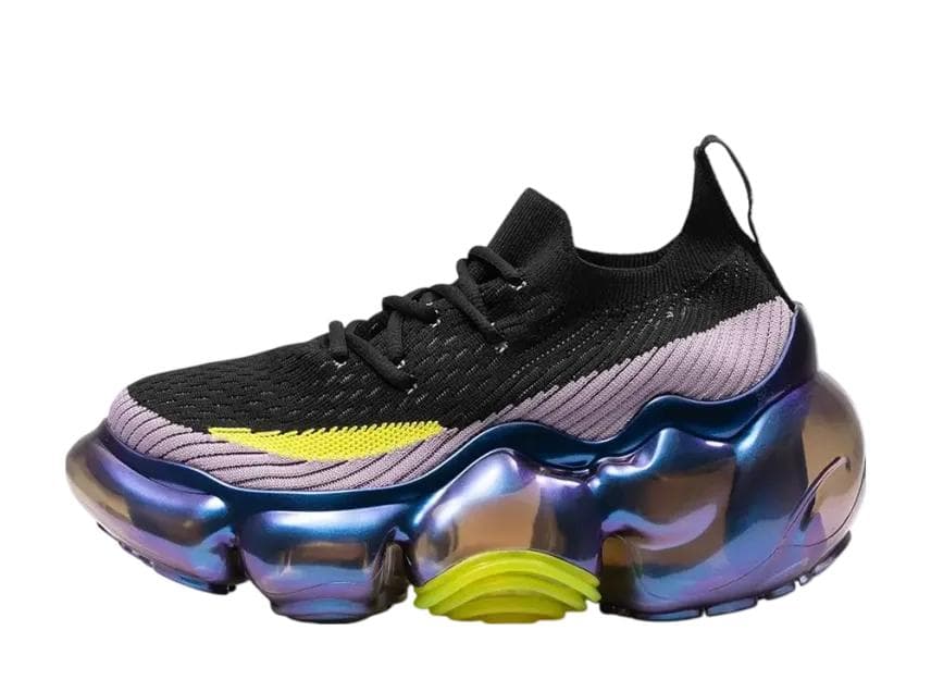 ＜美品＞grounds MOOPIE バブルソール スニーカー GROUNDS Moopie バブルソール スニーカー | ブルー | FARFETCH JP