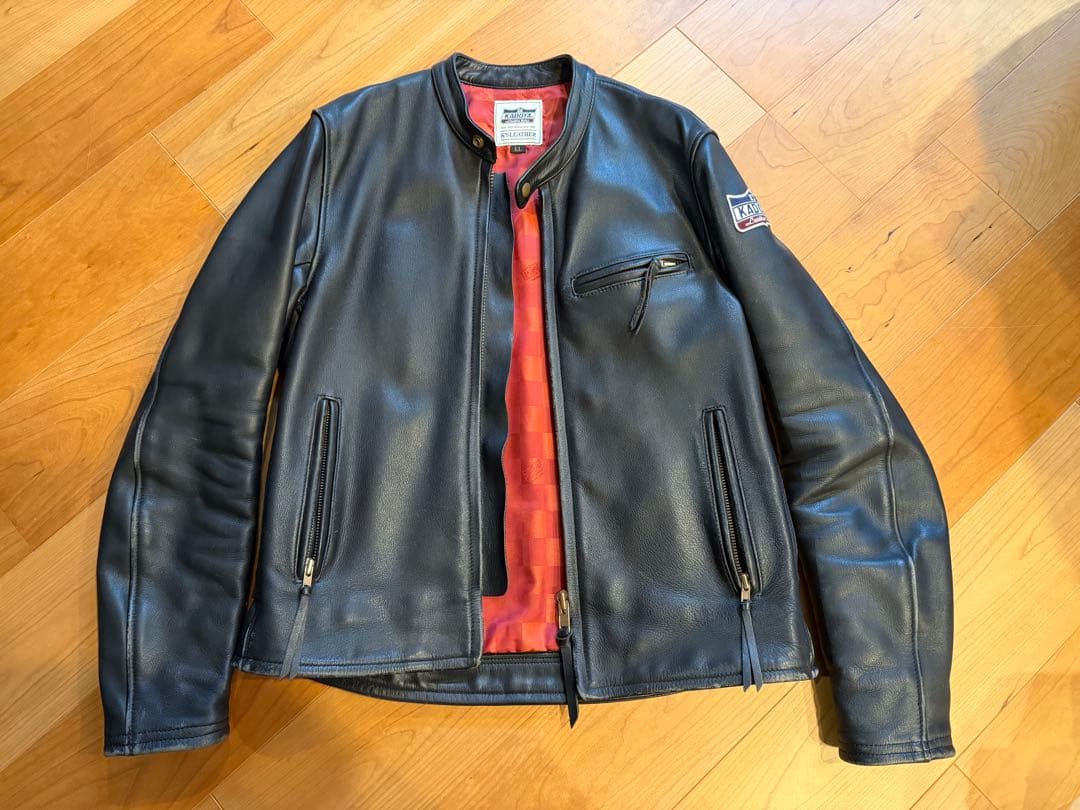 KADOYA レザージャケット 80周年記念 サイズLL ハーレー乗りにすすめたいカドヤの特別な革ジャン │バージンハーレー