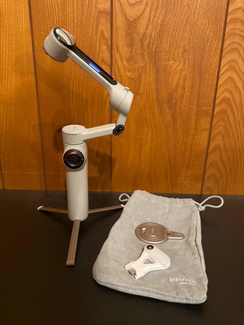 Insta360 Flow 2 Pro AIトラッカーキット｜純正磁気マウント付 Insta360 Flow 2 Pro スマートフォン用スタビライザー AIトラッカー