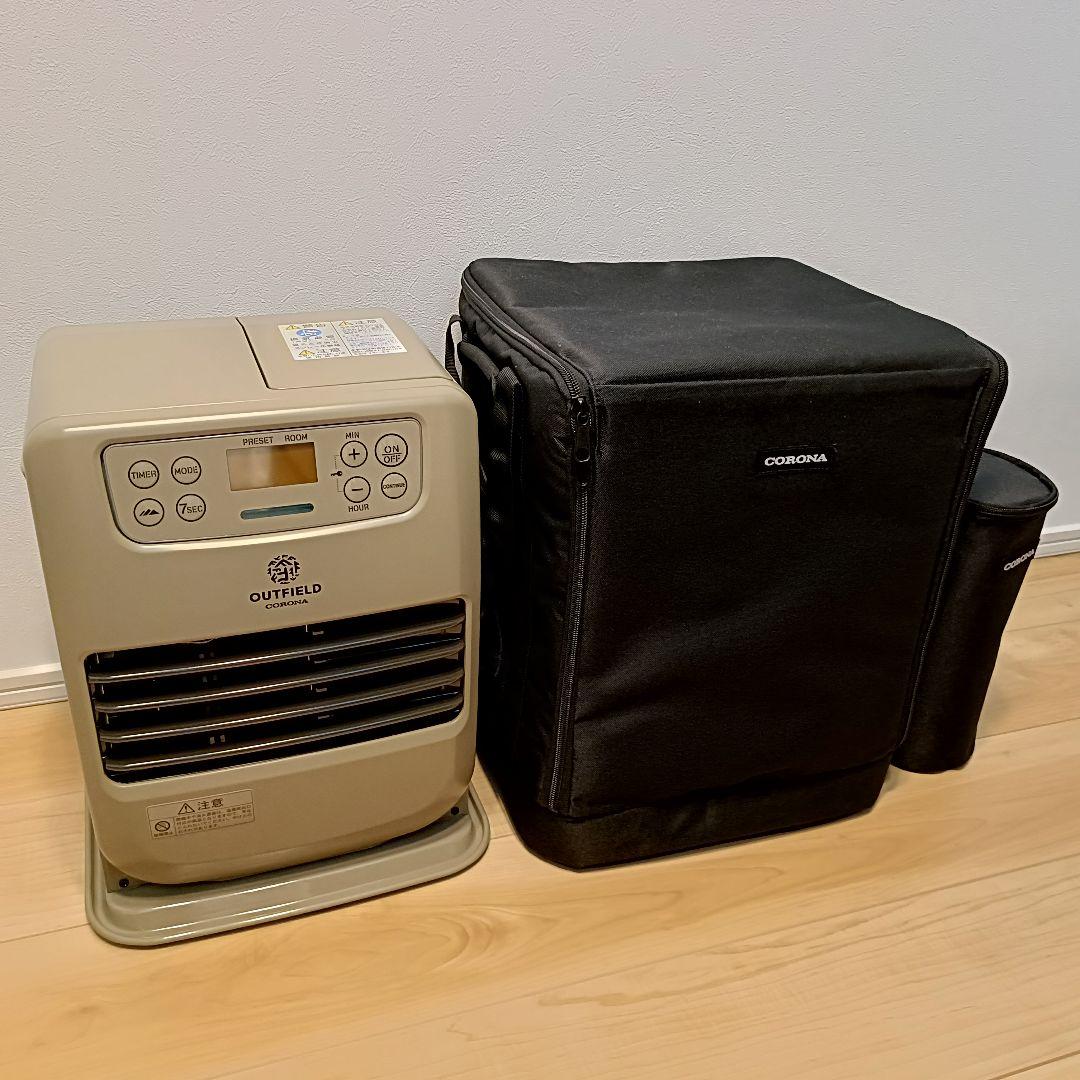 ■超美品■CORONA ファンヒーター FH-CPF25A(CF) ベージュ OUTFIELD】【コロナストア限定】【2.5kWタイプ】ポータブル電源対応