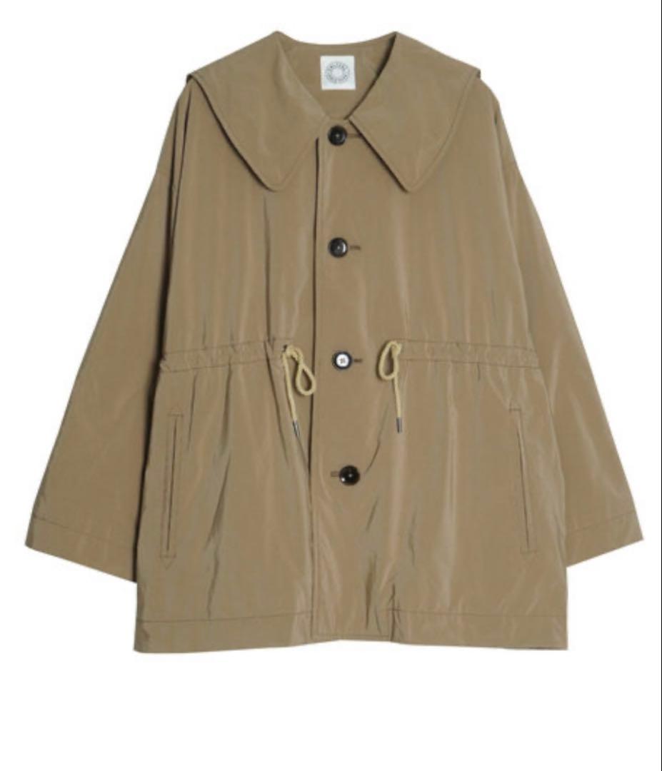 【ORCIVAL】ツイルビックカラーブルゾン ベージュ ORCIVAL | 中綿 ビッグカラーブルゾン WOMEN