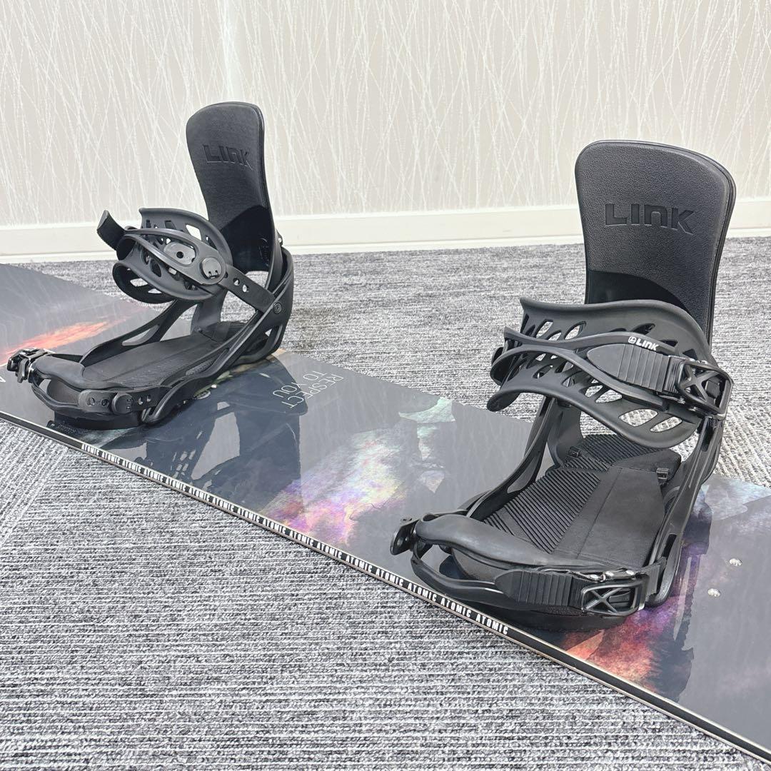36美品❗️超豪華❗️ATOMIC/LINK メンズスノーボードセット☆153cm