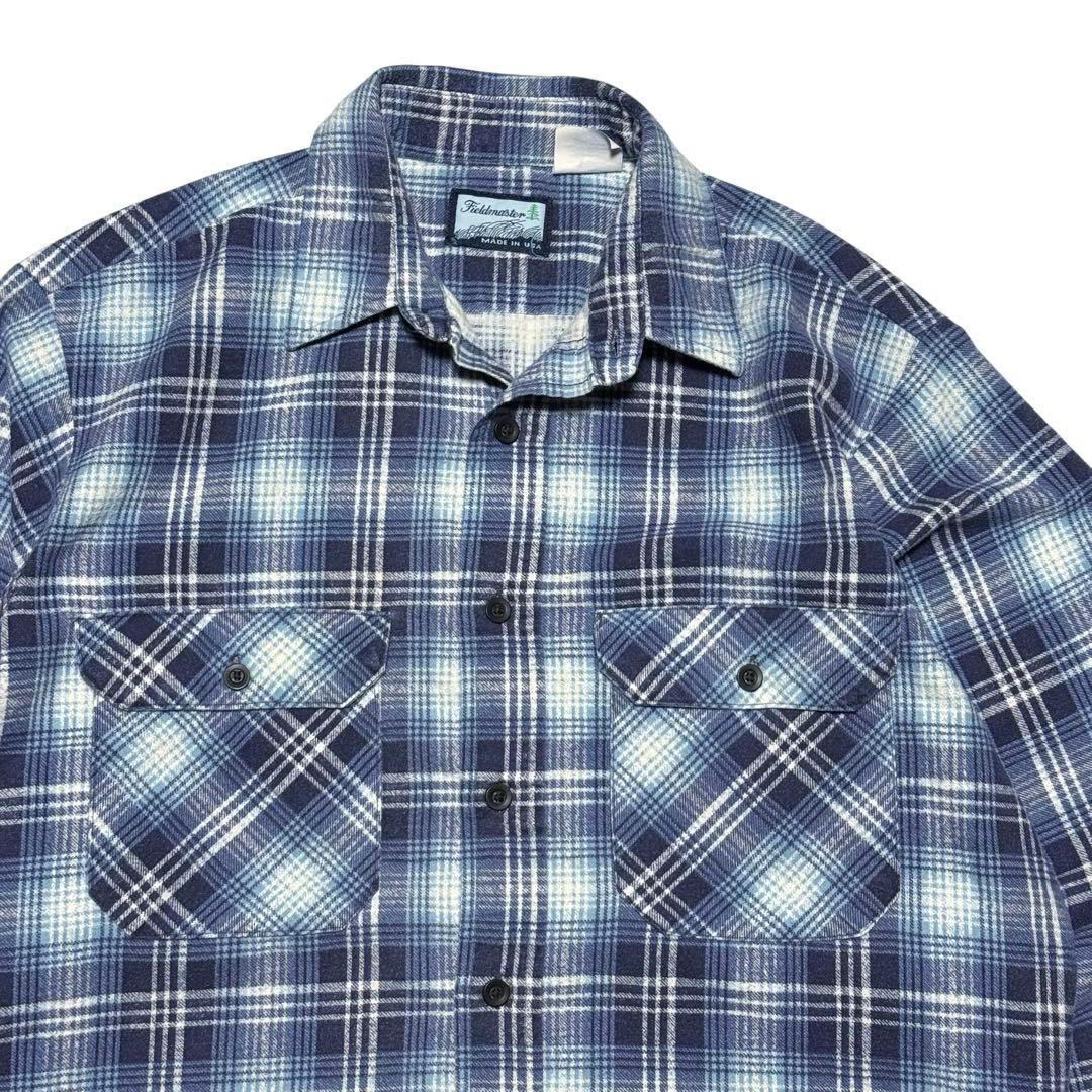 希少M 好配色 70s Sears Fieldmaster オンブレ ネルシャツ - メルカリ