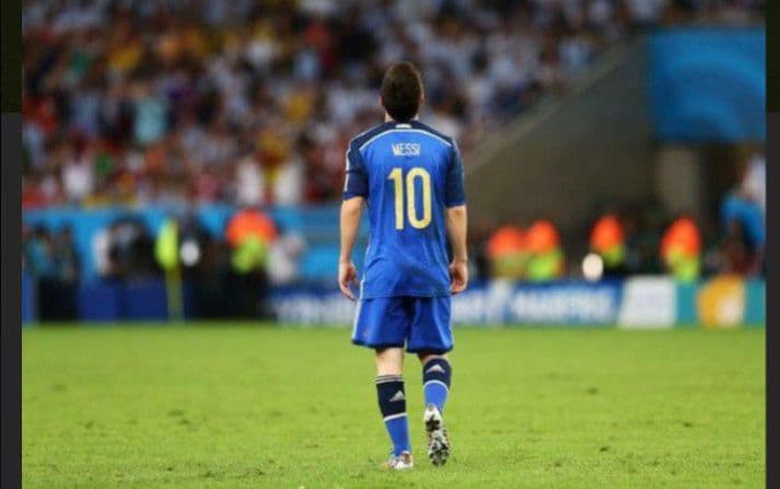 2014年 アルゼンチン代表 アウェイ メッシ 10番 正規品 当時物 - メルカリ