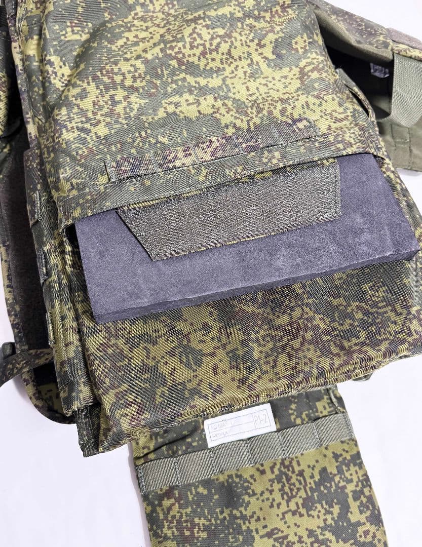 ロシア軍 6B45 新ロット ボディーアーマー フルセット 実物生地