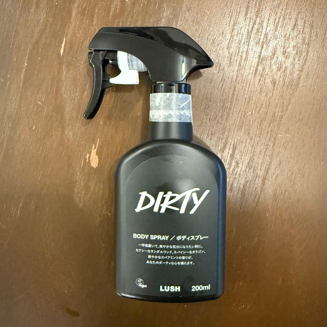 LUSH dirty ボディスプレー 使用期限 2028.6.16 - メルカリ
