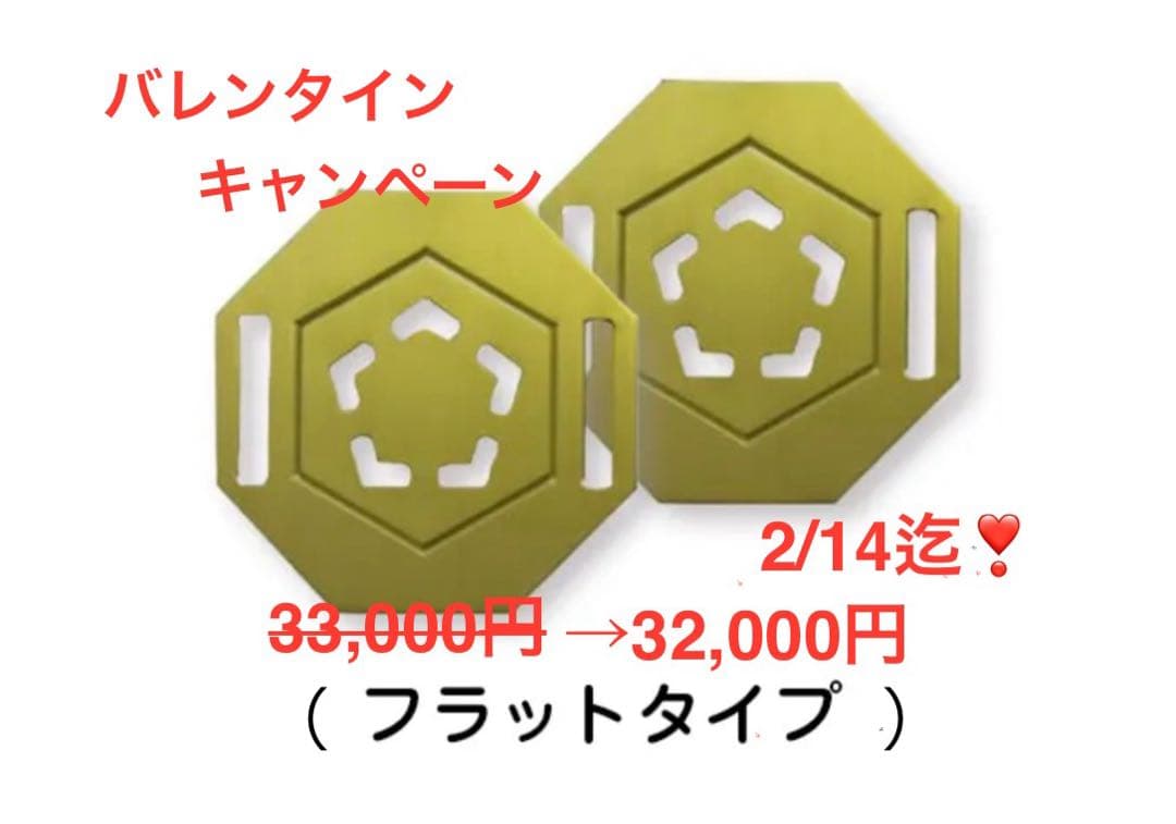 FTWフォーグ（フラットタイプ）☆バレンタインキャンペーン☆32,000円