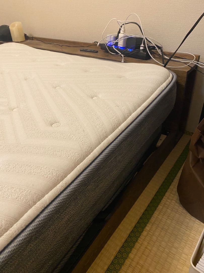 ニトリ シングルマットレス(NスリープハードH1-02CR VB) - メルカリ