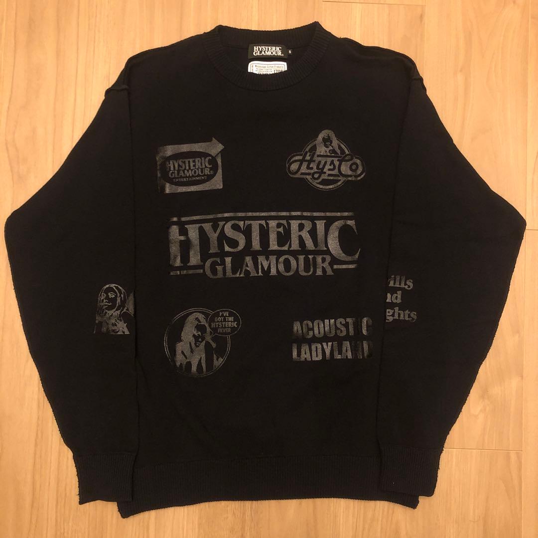 HYSTERIC GLAMOUR ブラック スウェット HYSTERIC GLAMOUR - UNLIMITED FUN スウェット / ブラック | Tempt