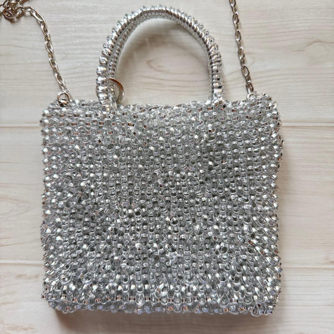 《専用商品》キラキラショルダーバッグ♪パール・ビーズ・スパンコール☆ハンドメイド